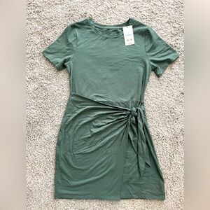 Women's Short Sleeve Mini T-Shirt Wrap Dress - A New Day™